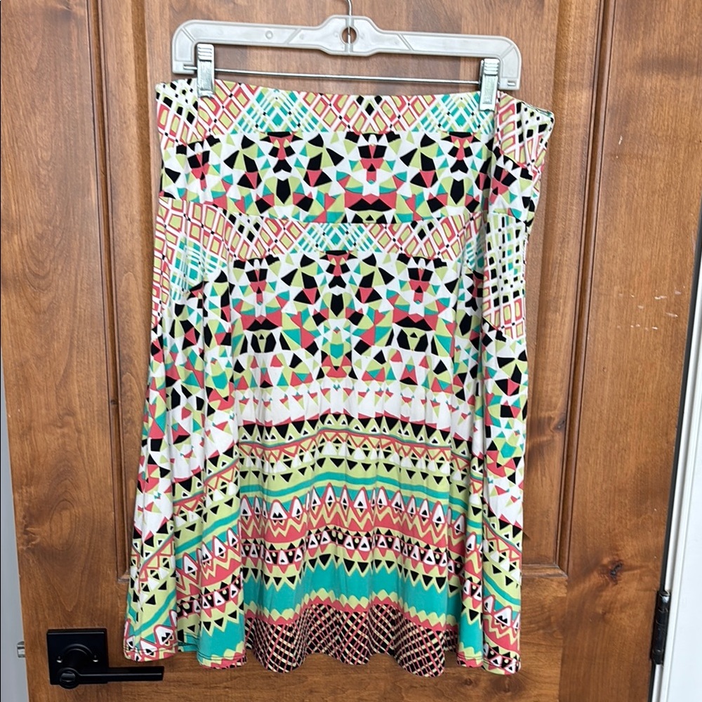 Geometric Patterned Women's Skirt by robert Louis